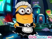 Игра Миньон убирает в лаборатории Игра Миньон убирает в лаборатории